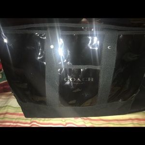 Authentic Coach see thru tote